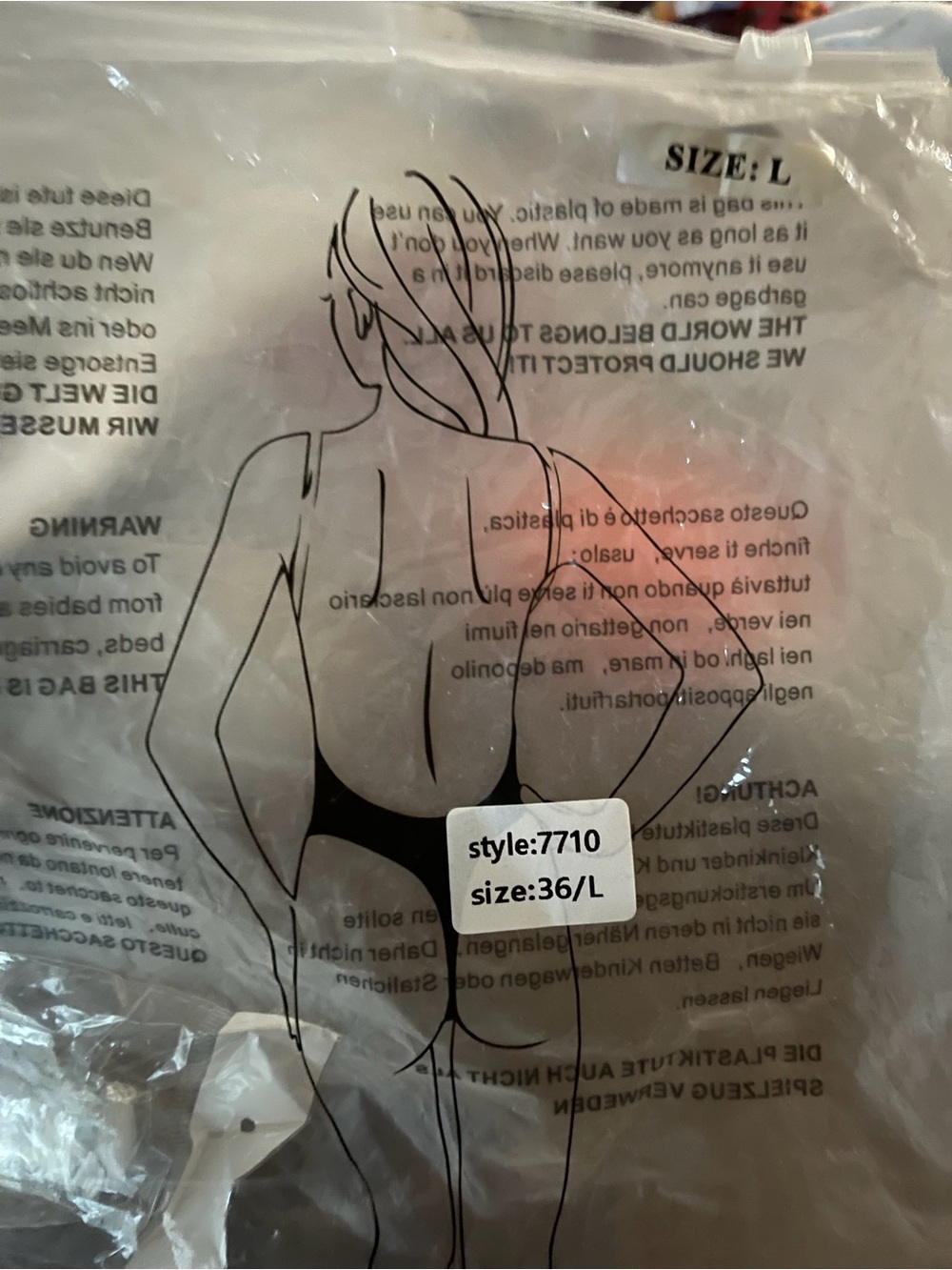 Source Unknown Black Strapless Shapewear Bodysuit - Picture 4 of 5